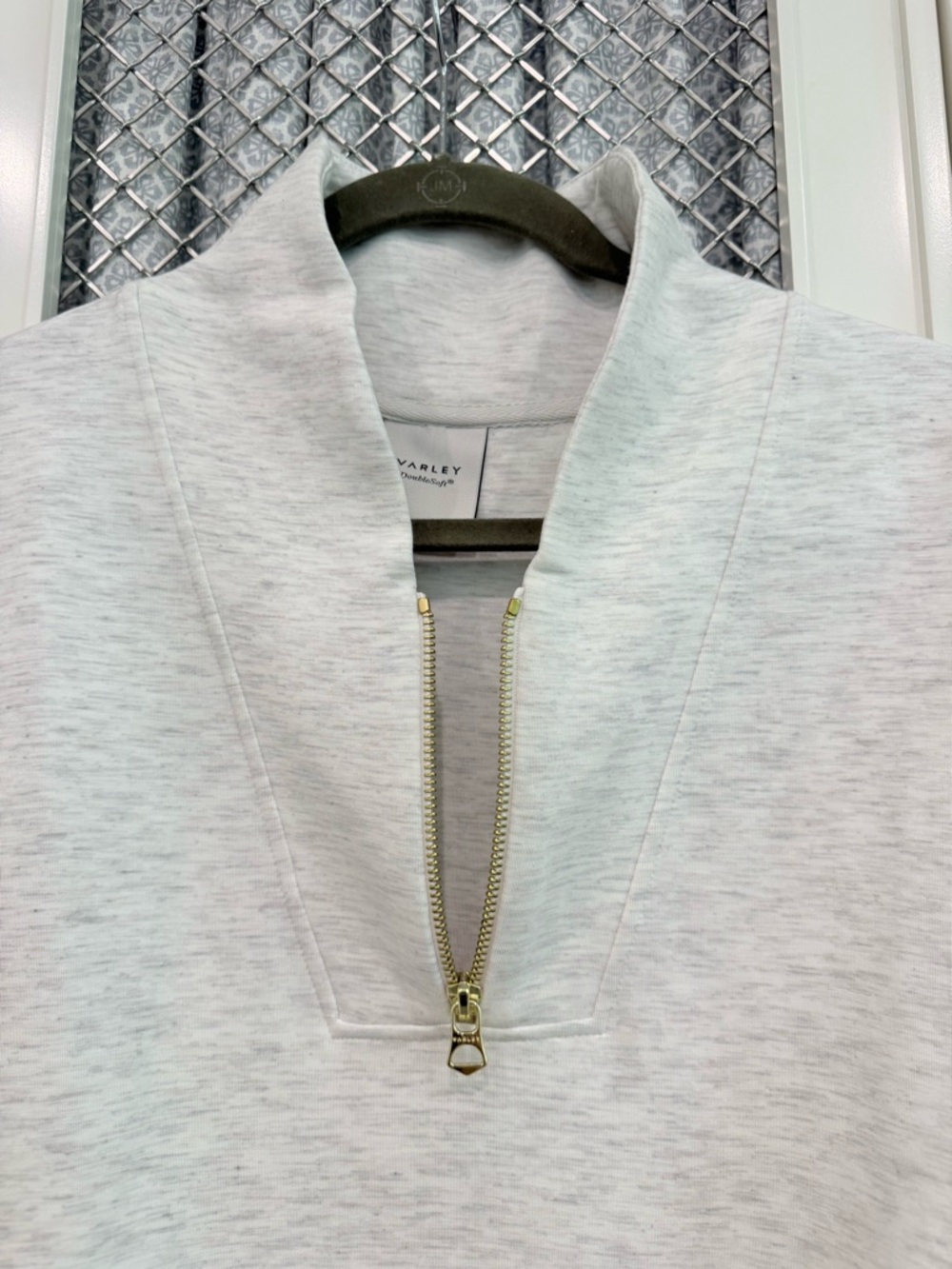 Varley Hawley Half-Zip Ivory Sweat Top - NWOT - Size small - Picture 6 of 11